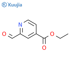 ethyl 2-formylpyridine-4-carboxylate structure
