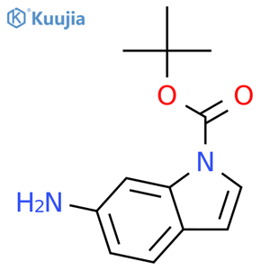 Tert-Butyl 6-amino-1H-indole-1-carboxylate structure