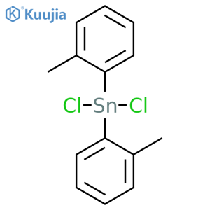 Stannane, dichlorobis(2-methylphenyl)- structure