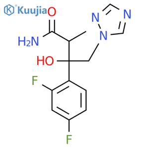 (aR,bR)-b-(2,4-Difluorophenyl)-b-hydroxy-a-methyl-1H-1,2,4-triazole-1-butanamide structure