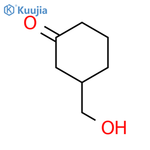 (3R)-3-(hydroxymethyl)cyclohexanone structure