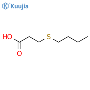 3-(butylsulfanyl)propanoic acid structure