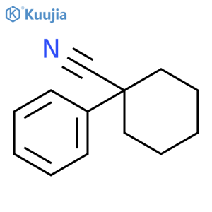 1-Phenyl-1-cyclohexanecarbonitrile structure