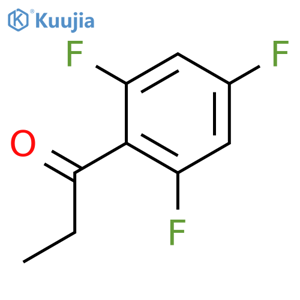 2',4',6'-Trifluoropropiophenone structure