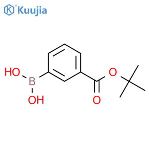 3-t-Butoxycarbonylphenylboronic acid structure