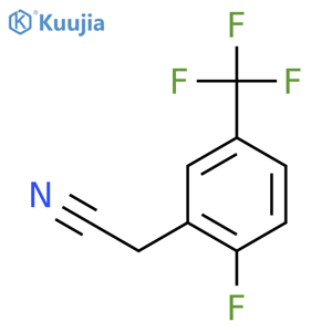 2-Fluoro-5-(trifluoromethyl)phenylacetonitrile structure