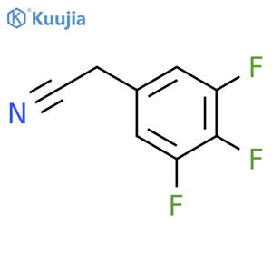 2-(3,4,5-trifluorophenyl)acetonitrile structure