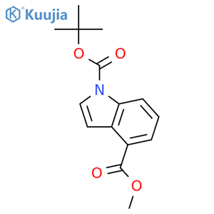 1-Tert-Butyl 4-methyl 1H-indole-1,4-dicarboxylate structure