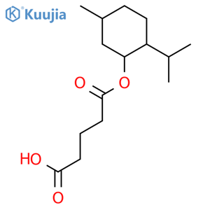 5-(((1R,2S,5R)-2-Isopropyl-5-methylcyclohexyl)oxy)-5-oxopentanoic acid structure