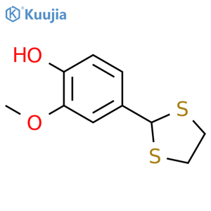 2-(4-Hydroxy-3-methoxyphenyl)-1,3-dithiolane structure