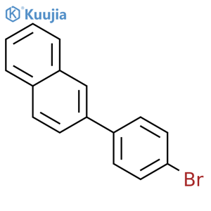 2-(4-Bromophenyl)naphthalene structure