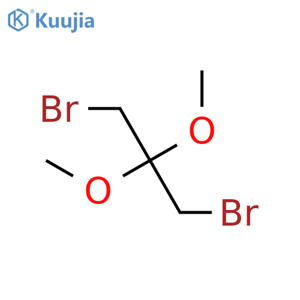 1,3-dibromo-2,2-dimethoxy-propane structure