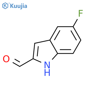 5-Fluoro-1H-indole-2-carbaldehyde structure