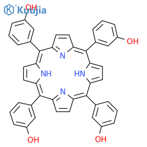 Tetra(3-hydroxyphenyl)porphyrin structure