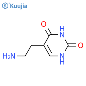 5-(2-aminoethyl)-2,4-pyrimidinediol structure