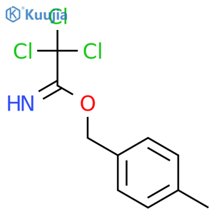 Ethanimidic acid, 2,2,2-trichloro-, (4-methylphenyl)methyl ester structure