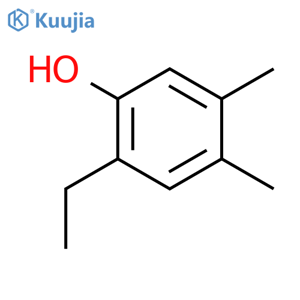 Phenol,2-ethyl-4,5-dimethyl- structure