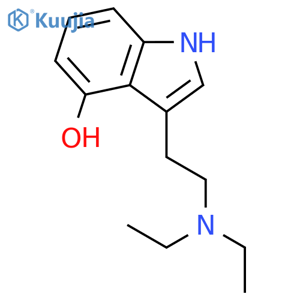 4-Hydroxy-N,N-diethyltryptamine structure