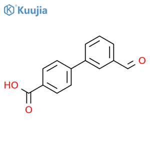 4-(3-Formylphenyl)benzoic Acid structure