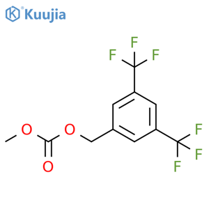 [3,5-Bis(trifluoromethyl)phenyl]methyl methyl carbonate structure