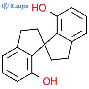 3,3'-Spirobiindane-4,4'-diol structure