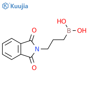 B-[3-(1,3-Dihydro-1,3-dioxo-2H-isoindol-2-yl)propyl]boronic acid structure