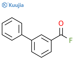 [1,1'-Biphenyl]-3-carbonyl fluoride structure