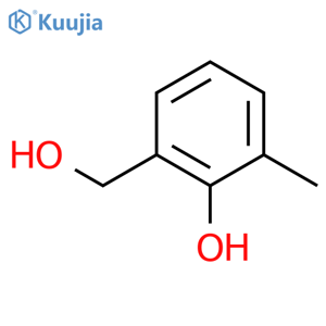 2-(hydroxymethyl)-6-methylphenol structure