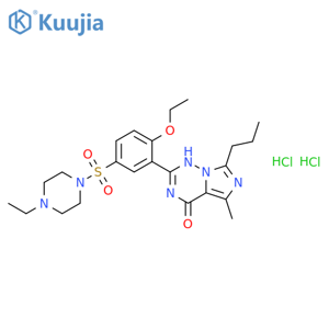 Vardenafil hydrochloride structure