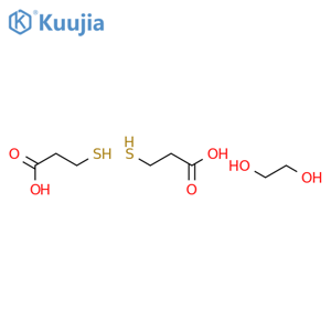 Ethylene Glycol Bis(3-mercaptopropionate) structure