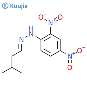 Isovaleraldehyde 2,4-Dinitrophenylhydrazone structure