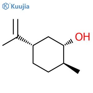 Cyclohexanol,2-methyl-5-(1-methylethenyl)-, (1S,2S,5S)- structure