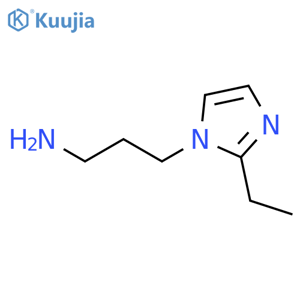 3-(2-Ethyl-1H-imidazol-1-yl)propan-1-amine structure