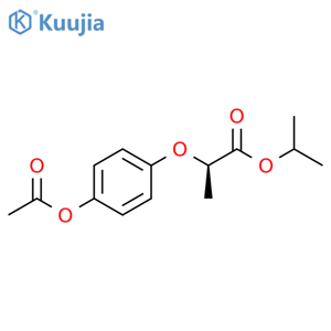 1-Methylethyl (2R)-2-[4-(acetyloxy)phenoxy]propanoate structure