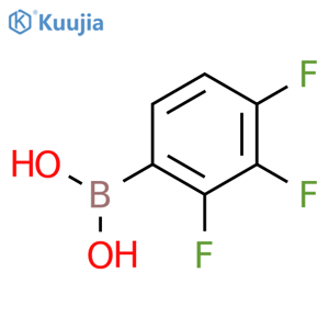 2,3,4-Trifluorophenylboronic acid structure