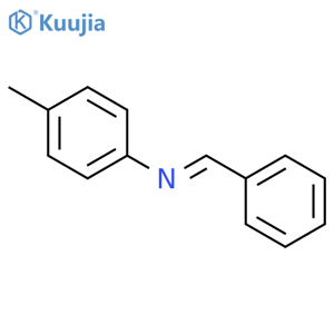 (E)-N-Benzylidene-4-methylaniline structure