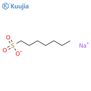 Sodium 1-heptanesulfonate structure