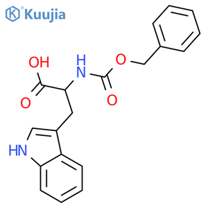 Nα-Cbz-D-tryptophan structure