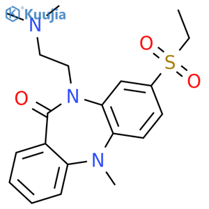 11H-Dibenzo[b,e][1,4]diazepin-11-one,10-[2-(dimethylamino)ethyl]-8-(ethylsulfonyl)-5,10-dihydro-5-methyl- structure