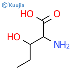 2-Amino-3-hydroxypentanoic acid structure