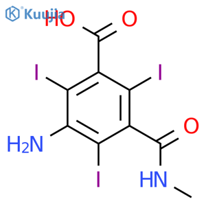 5-Amino-2,4,6-triiodo-N-methylisophthalamic Acid structure