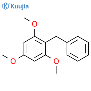 Benzene,1,3,5-trimethoxy-2-(phenylmethyl)- structure