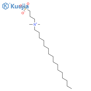3-(N,N-Dimethylpalmitylammonio)propanesulfonate structure