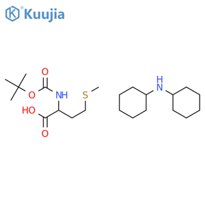 Boc-D-Met-OH-DCHA structure