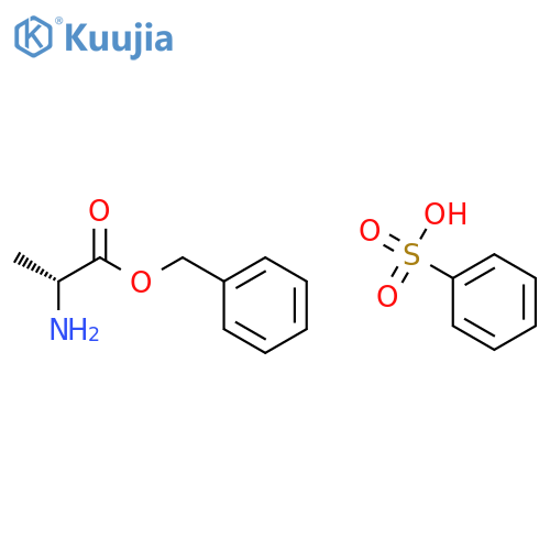 D-Alanine Benzyl Ester Benzenesulfonic Acid Salt structure