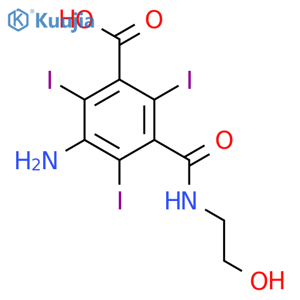 2,4,6-Triiodo-3-(N-hydroxyethylcarbamoyl)-5-aminobenzoic Acid structure