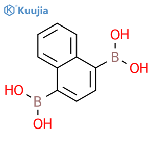 Naphthalene-1,4-diboronic Acid structure