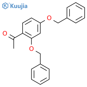 1-(2,4-Bis(benzyloxy)phenyl)ethanone structure