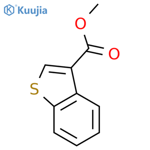 Benzo[b]thiophene-3-carboxylic acid, methyl ester structure