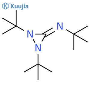 2-Propanamine, N-[1,2-bis(1,1-dimethylethyl)-3-diaziridinylidene]-2-methyl- structure